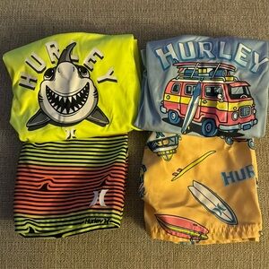 Hurley bathing suits 3T great condition